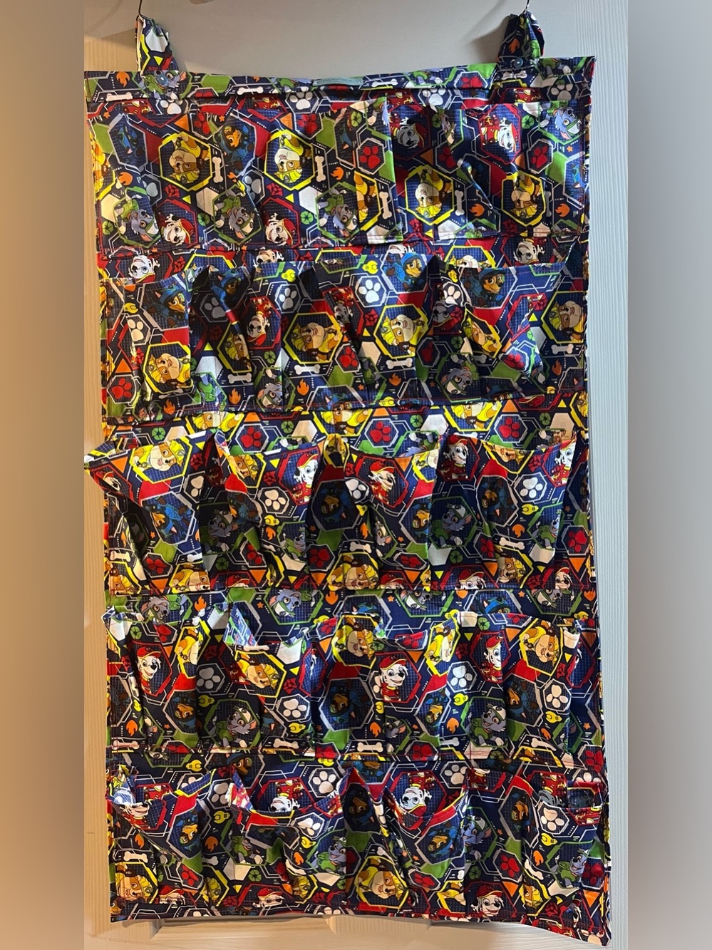 PAW Patrol Fabric Hanging Organizer - 20 Pockets Toy & Shoe Storage Handmade
